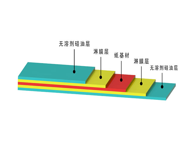 Double plastic double silicon release paper